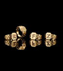 Anel Feminino Letra Inicial - Banhado a Ouro 18K