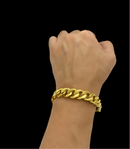 Pulseira Pitbull 13mm - Banhado a Ouro 18k