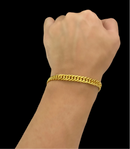 Pulseira Grumet 7MM - Banhado a Ouro 18K