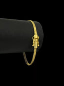Pulseira Grumet Laminado 4mm - Banhado a Ouro 18k