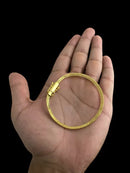 Pulseira Grumet Laminado 4mm - Banhado a Ouro 18k