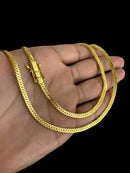 Cordão Grumet Laminado 4mm (60cm) - Banhado a Ouro 18k