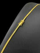 Cordão Grumet Laminado 4mm (60cm) - Banhado a Ouro 18k