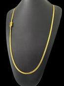 Cordão Grumet Laminado 4mm (60cm) - Banhado a Ouro 18k