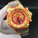 Relógio Invicta 25781 Marvel Ironman Men Gold 18k Original