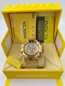 Invicta Hybrid Skeleton 100% Original Banhado a Ouro 18K