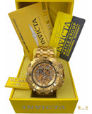 Invicta Hybrid Skeleton 100% Original Banhado a Ouro 18K