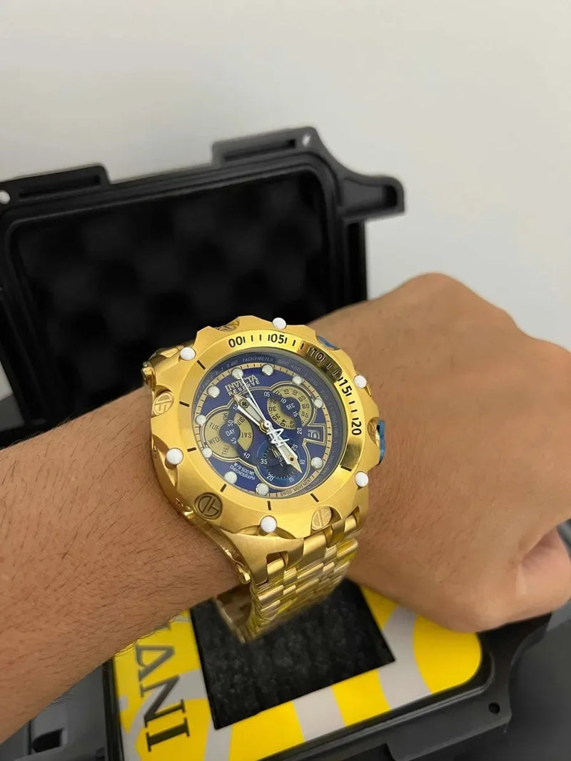 Relógio 27791 Venom Hybrid Banhado A Ouro 18k 100% Original
